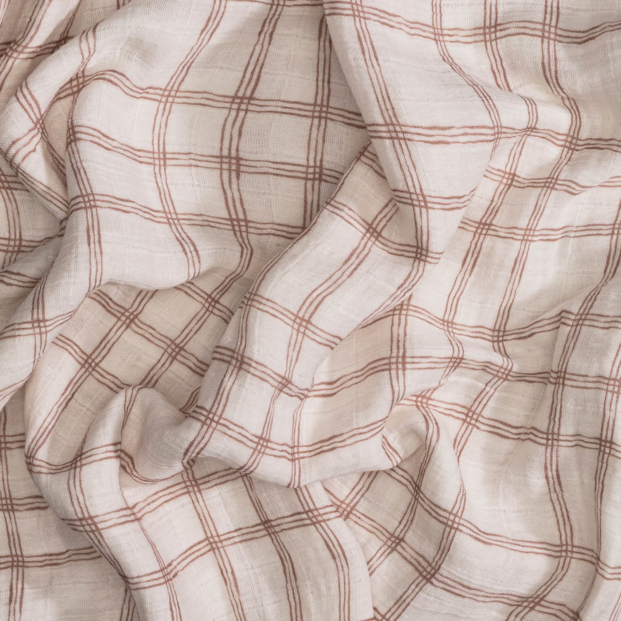 Crane Baby Cotton Muslin Swaddles (2 Pack) - Charlie Goose/Check.