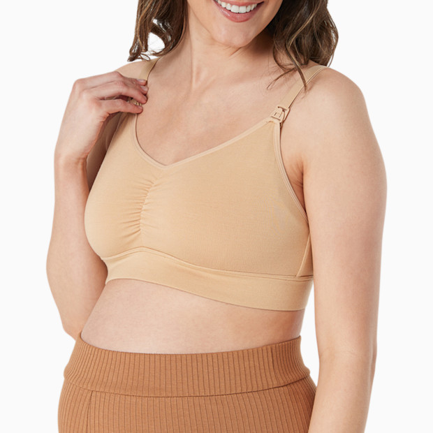 Storq Comfort Zone Nursing Bra - Latte, Xs.