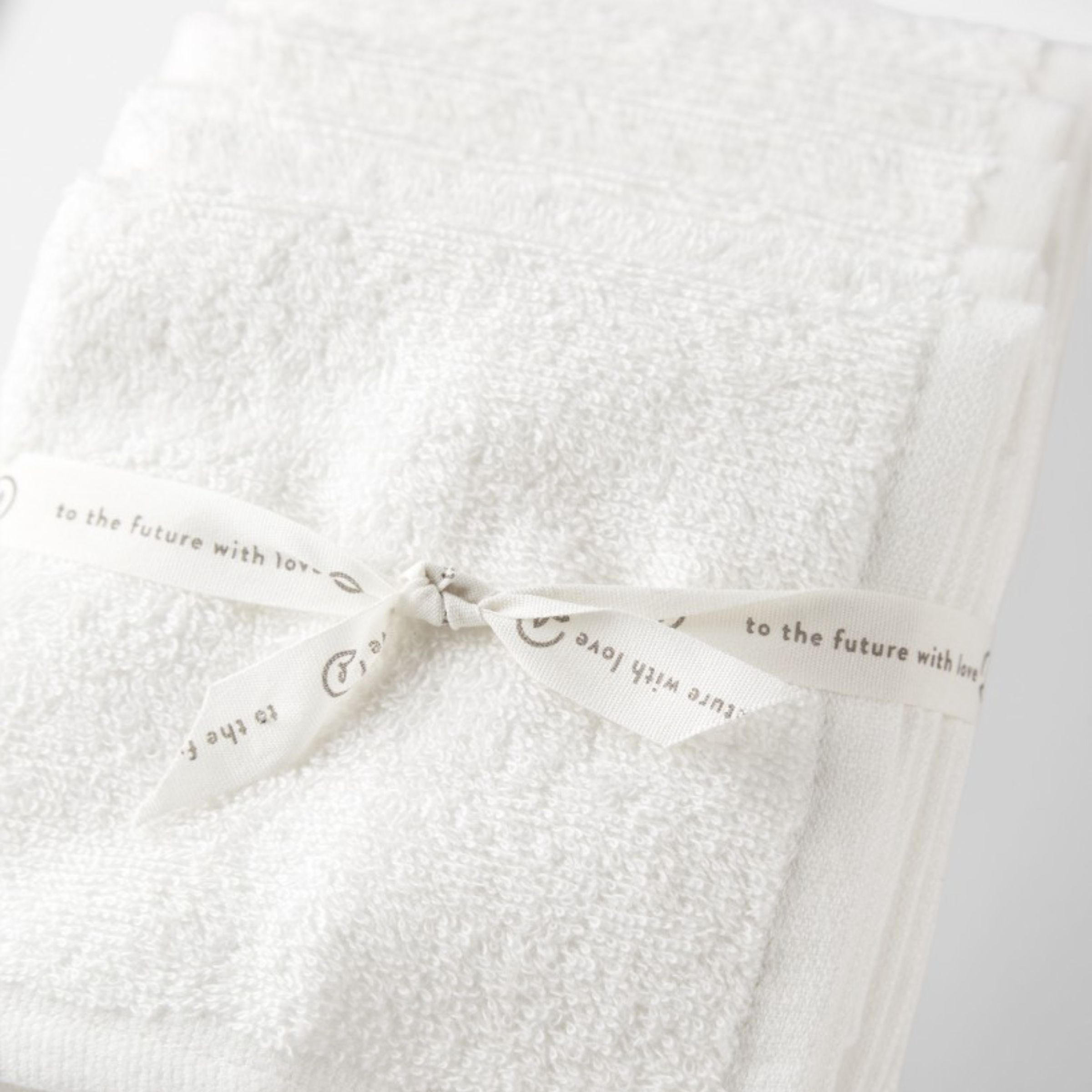 Carter's 6-Pack Organic Cotton Washcloths - Light Cream.