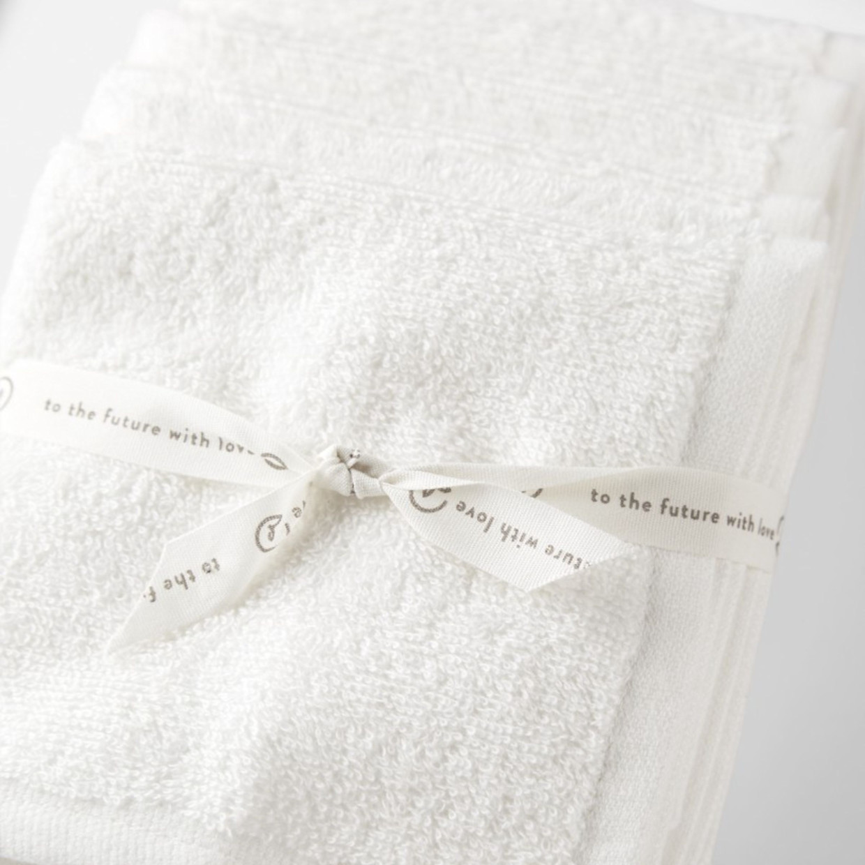 Carter's 6-Pack Organic Cotton Washcloths - Light Cream.