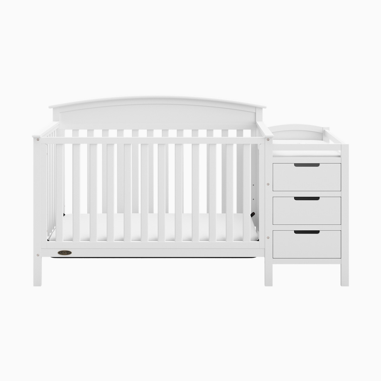 Graco Benton 4-in-1 Convertible Crib and Changer - White.
