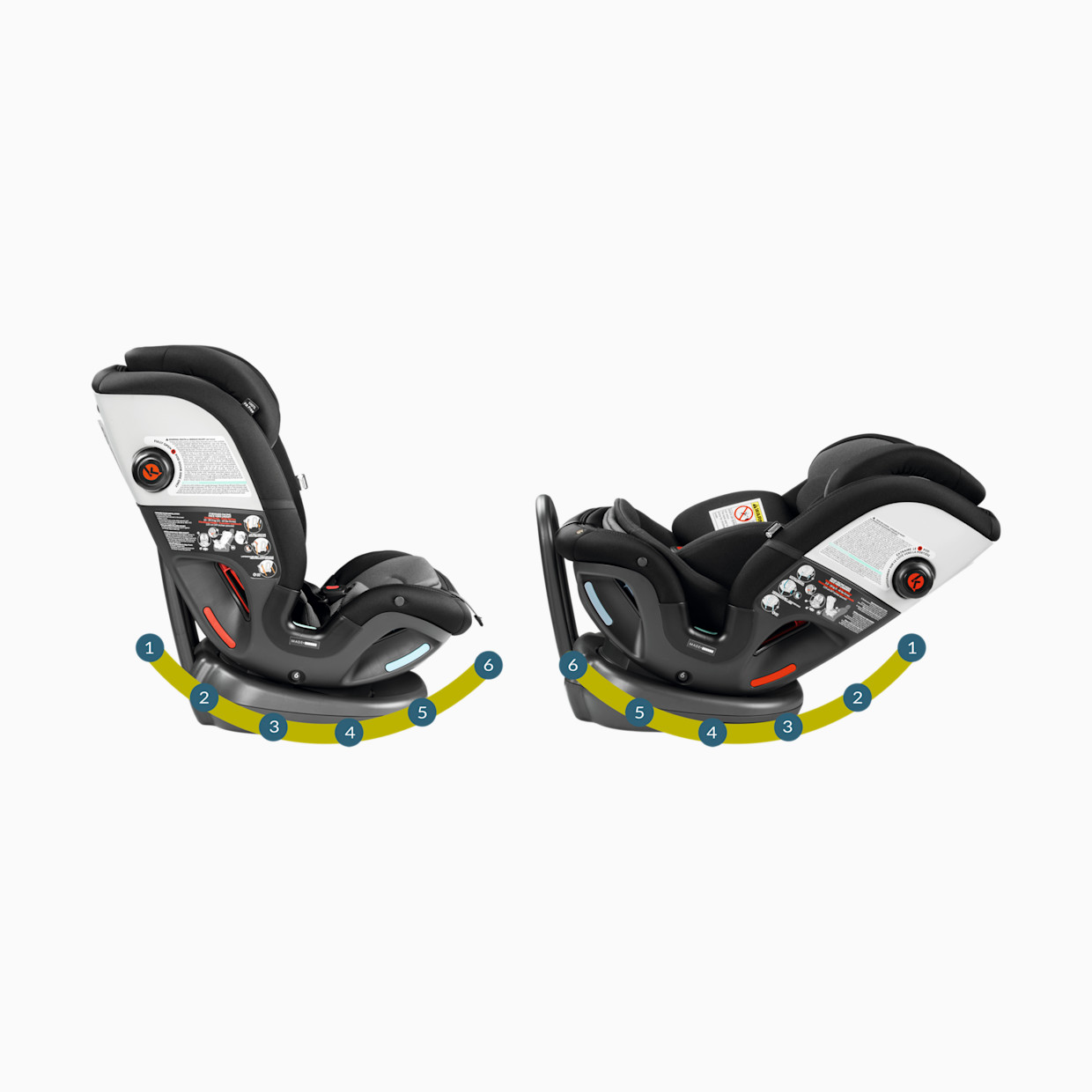 Peg Perego Primo Viaggio All-in-One Convertible Car Seat - Crystal Black.