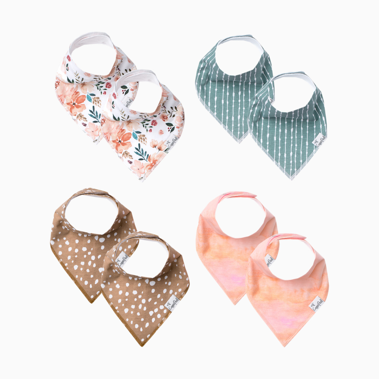 Copper Pearl Bandana Bib Bundle - Autumn.