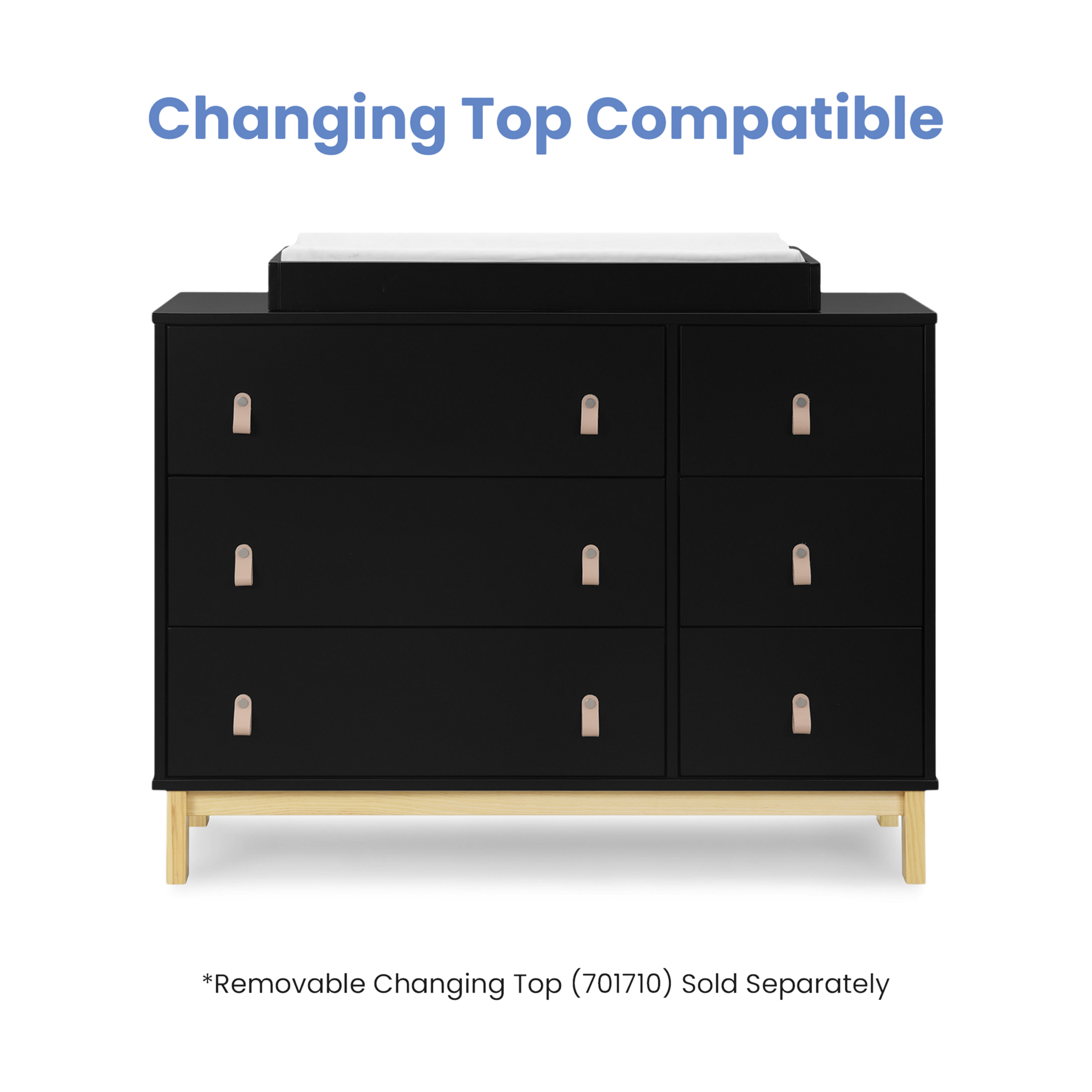 Delta Children babyGap Legacy 6 Drawer Dresser - Ebony/Natural.