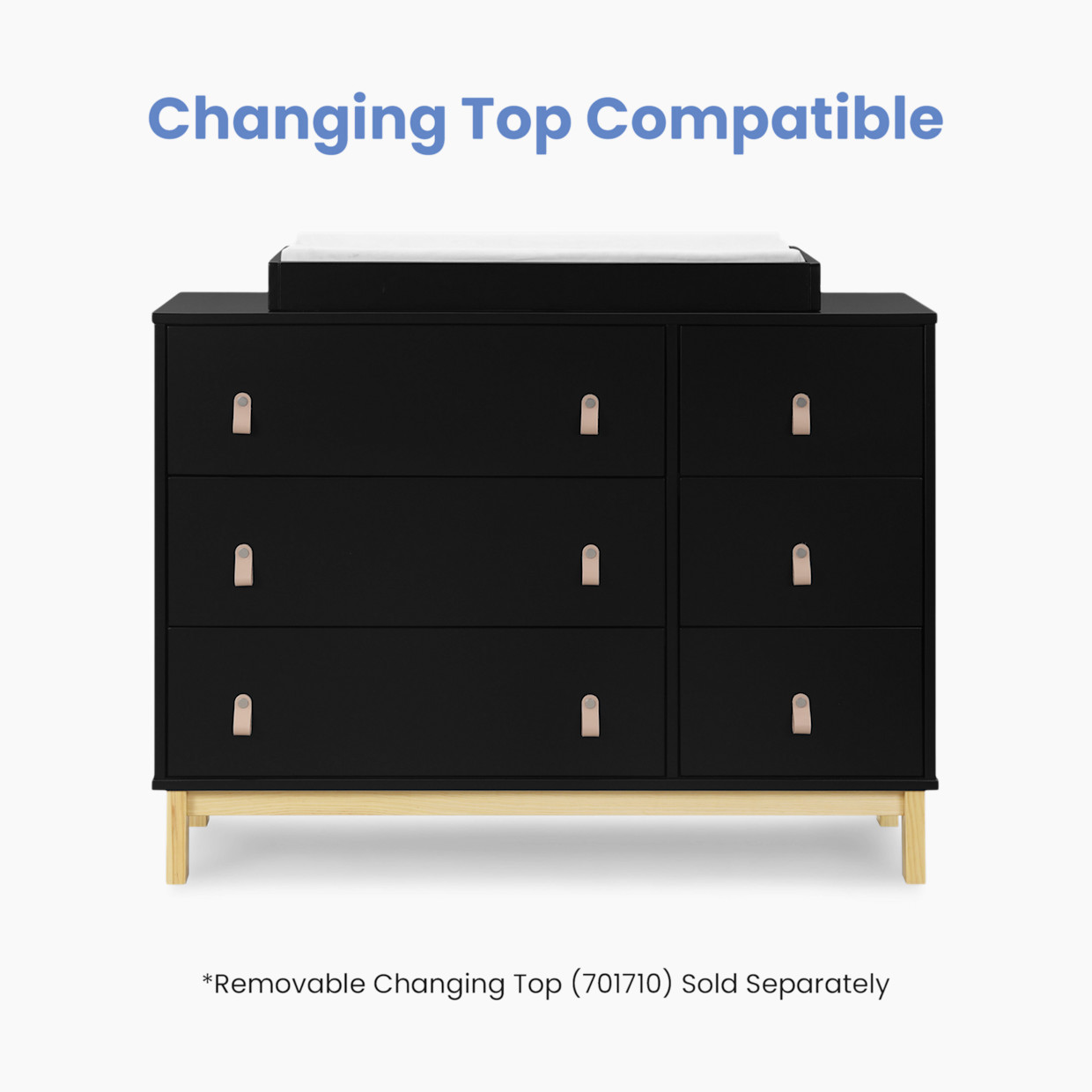 Delta Children babyGap Legacy 6 Drawer Dresser - Ebony/Natural.