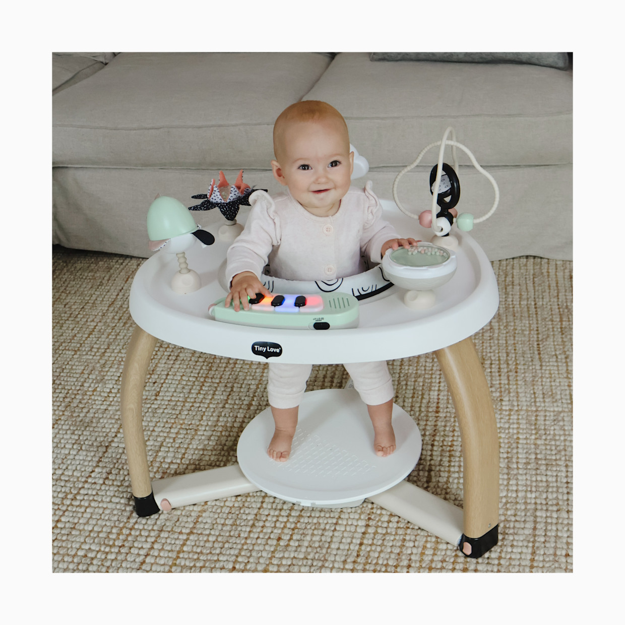 Tiny Love 5-in-1 Stationary Activity Center - Black & White.