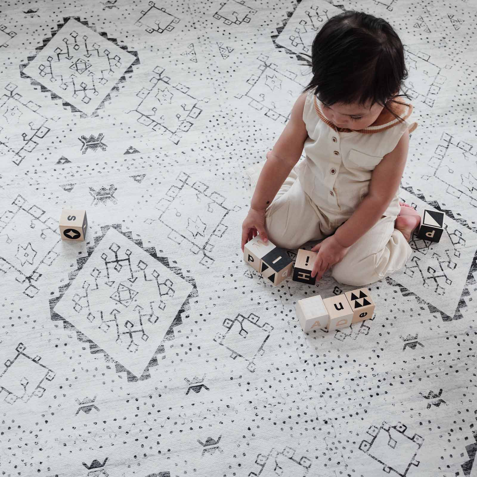 House of Noa Little Nomad Play Mat | Ula - Avalon, 6X8.