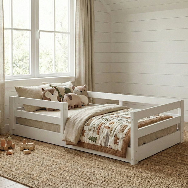Ebern Designs Montessori Toddler Floor Bed.