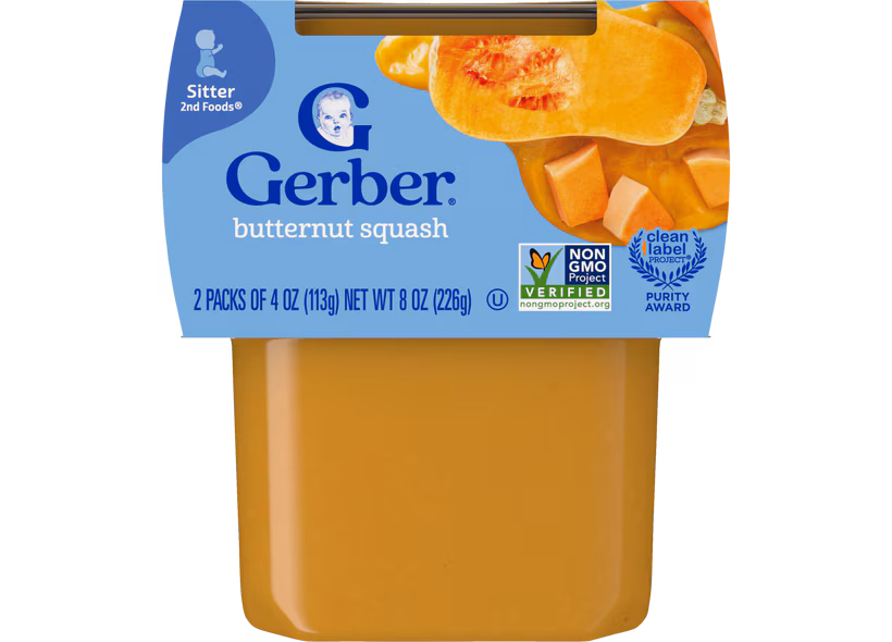 Gerber Butternut Squash - $1.49.
