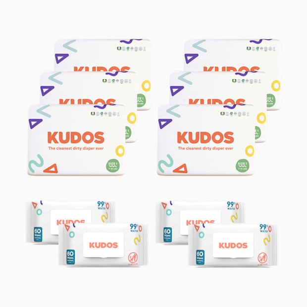 Kudos Diapers & Wipes Starter Bundle.