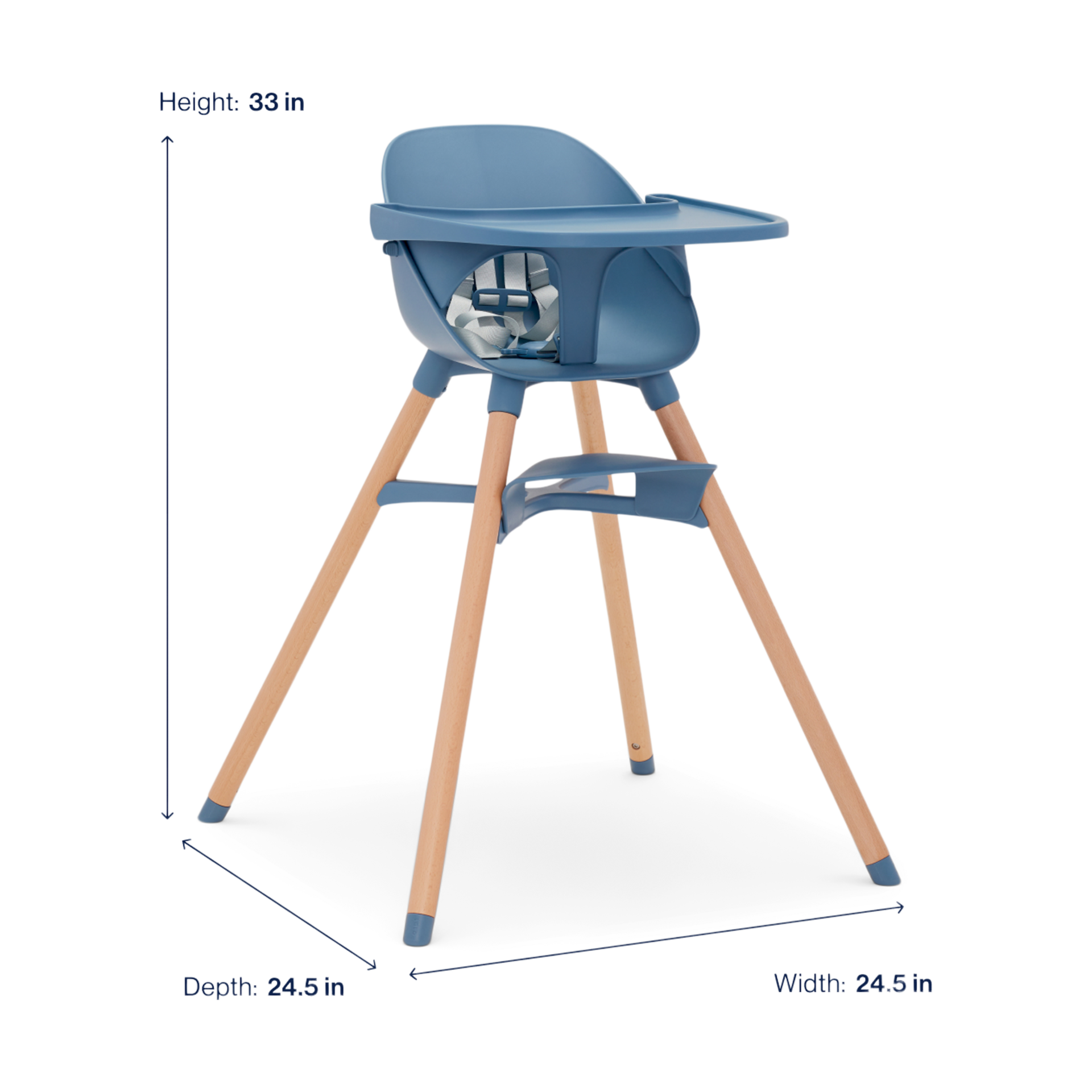 Lalo High Chair Blueberry Babylist Shop