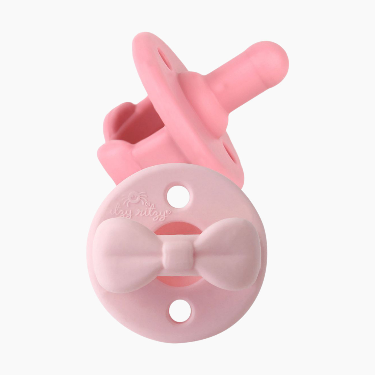 Itzy Ritzy 2-Pack Silicone Pacifiers - Pink.