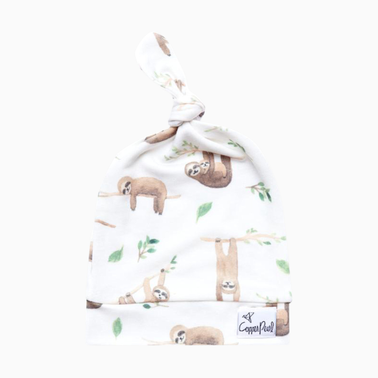 Copper Pearl Printed Top Knot Hat - Noah.