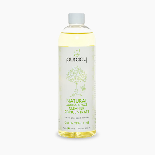 Puracy Natural Multi-Purpose Cleaner Concentrate - Green Tea & Lime, 16 Oz.