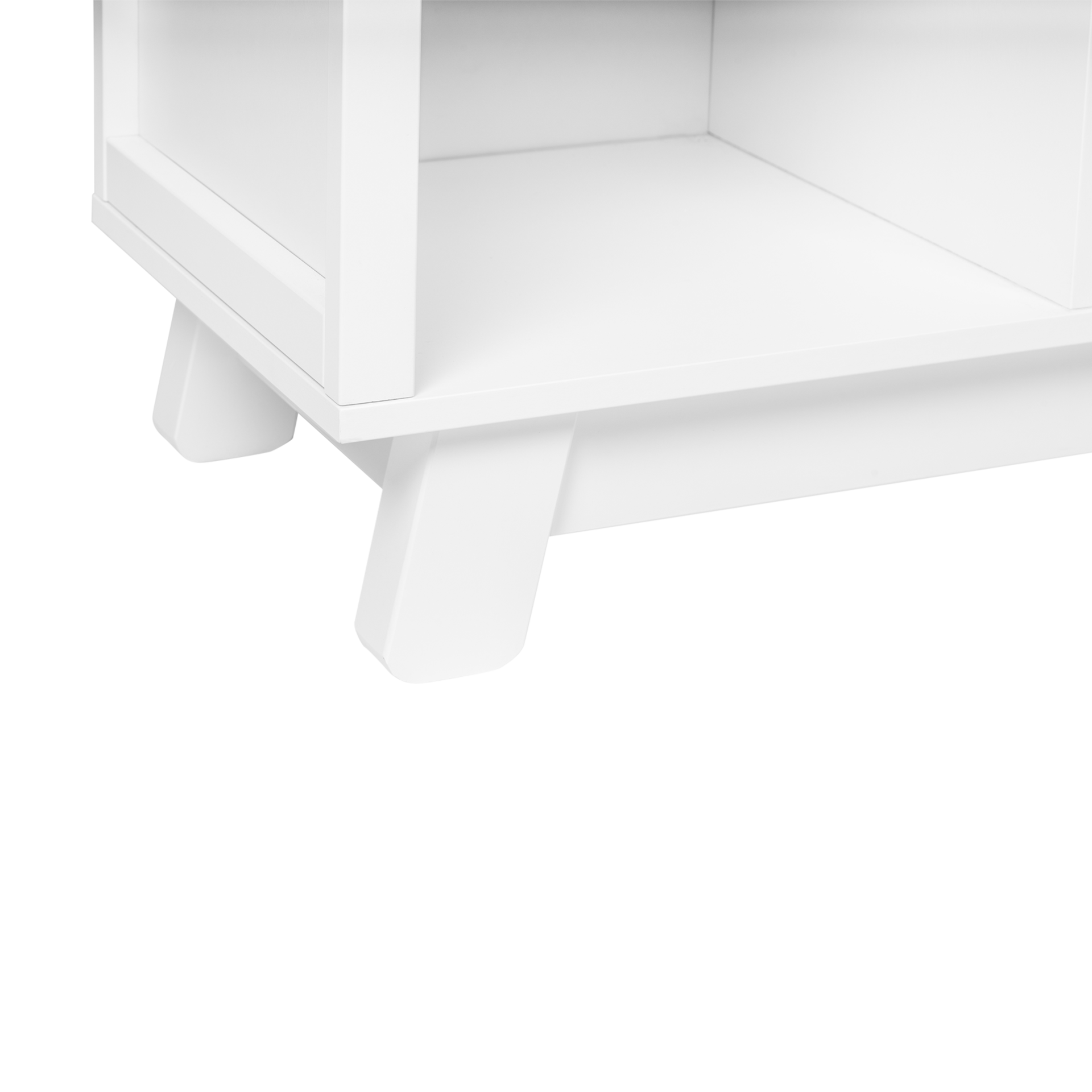 babyletto Hudson Cubby Bookcase - White.