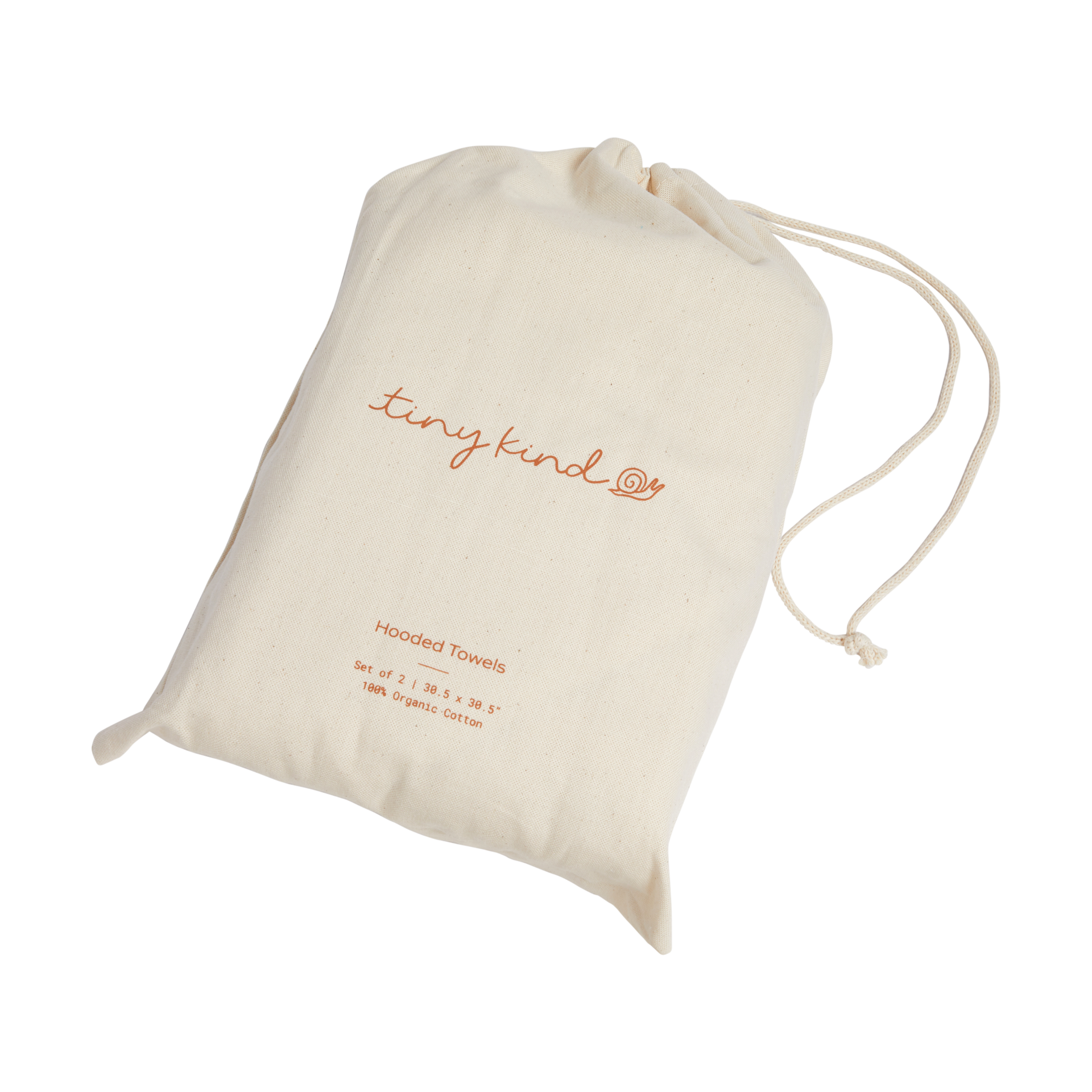 Tiny Kind Organic Hooded Towel 2-Pack.