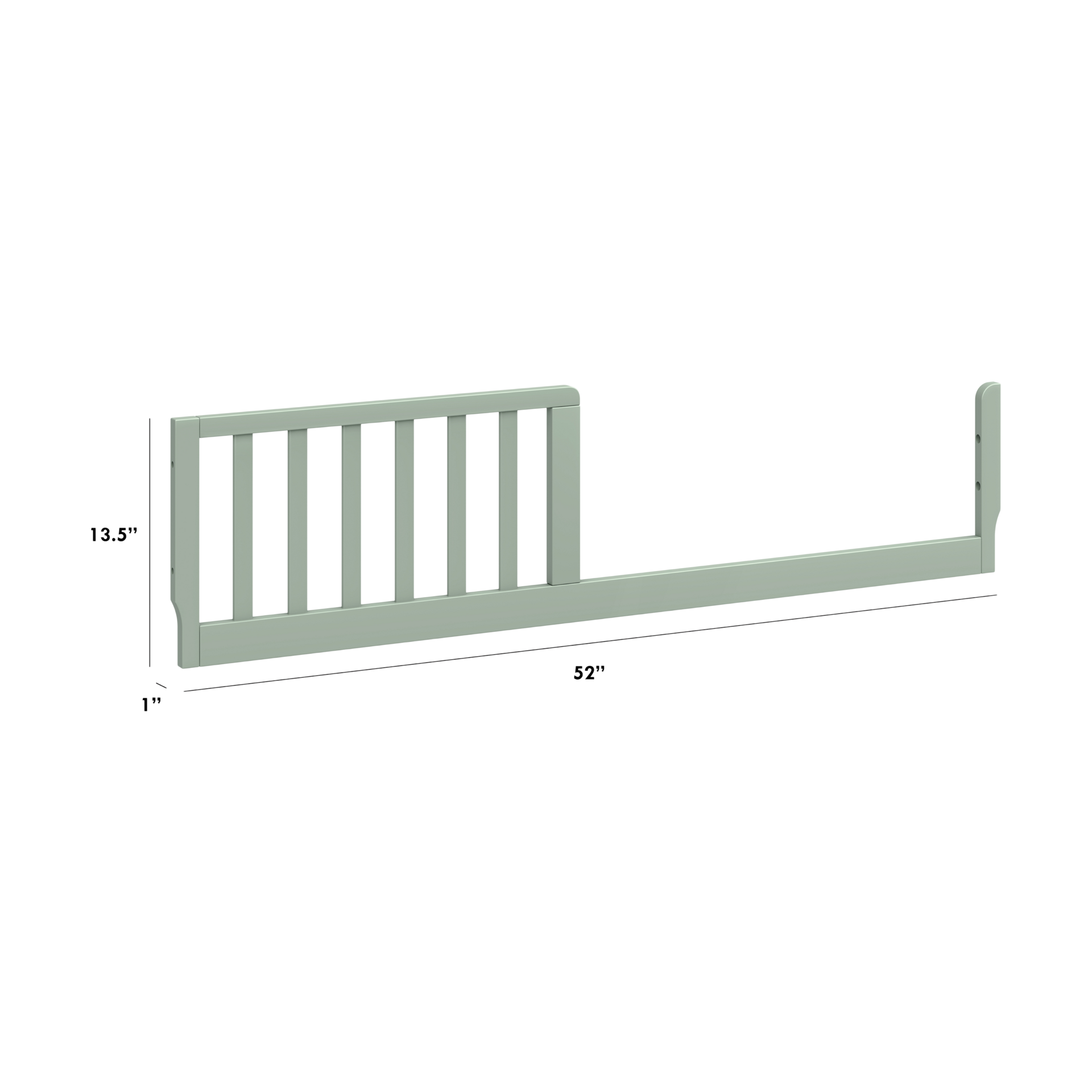 daVinci Toddler Bed Conversion Kit (M3899) - Light Sage.