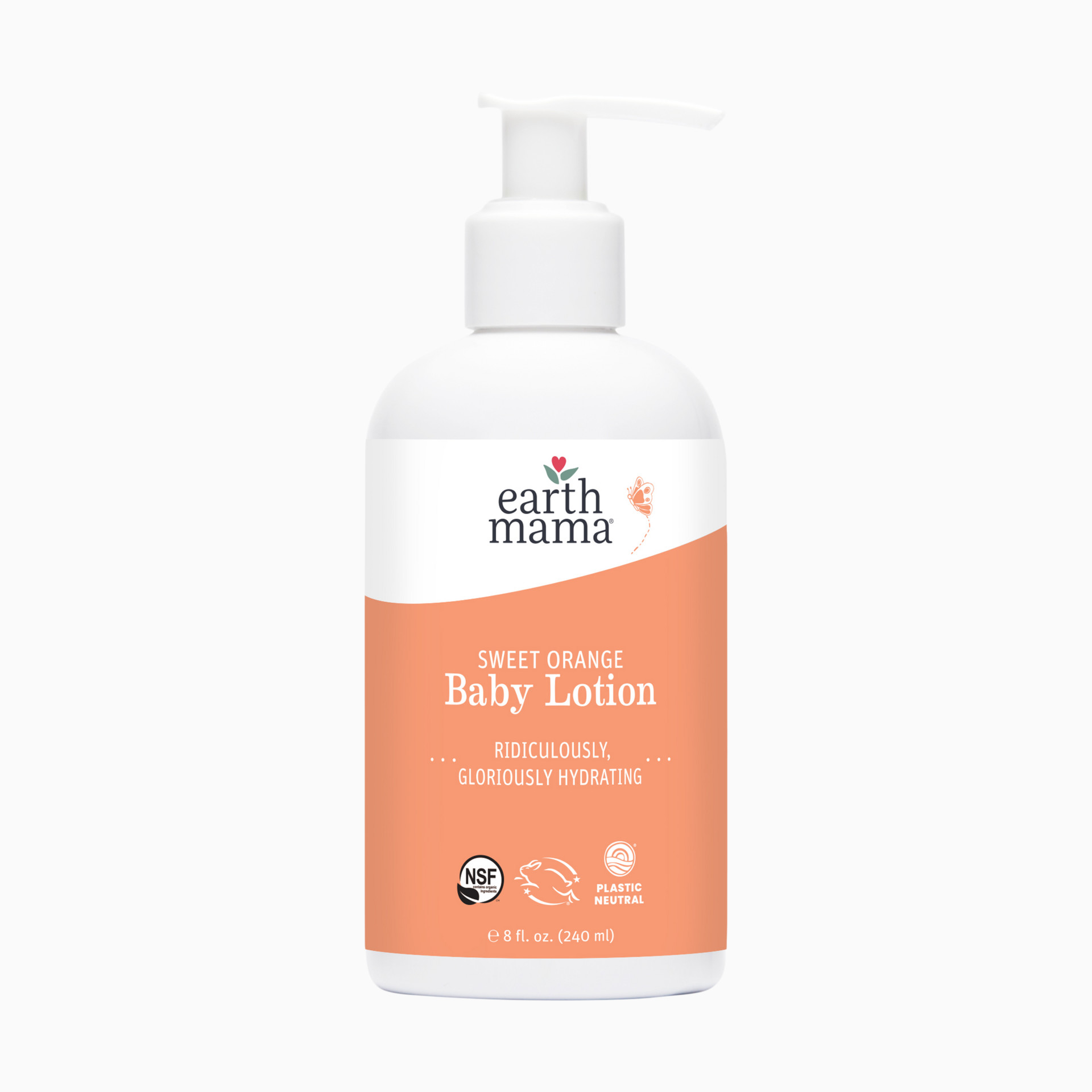 Earth Mama Baby Lotion - Sweet Orange, 8 Fl Oz | Babylist Shop