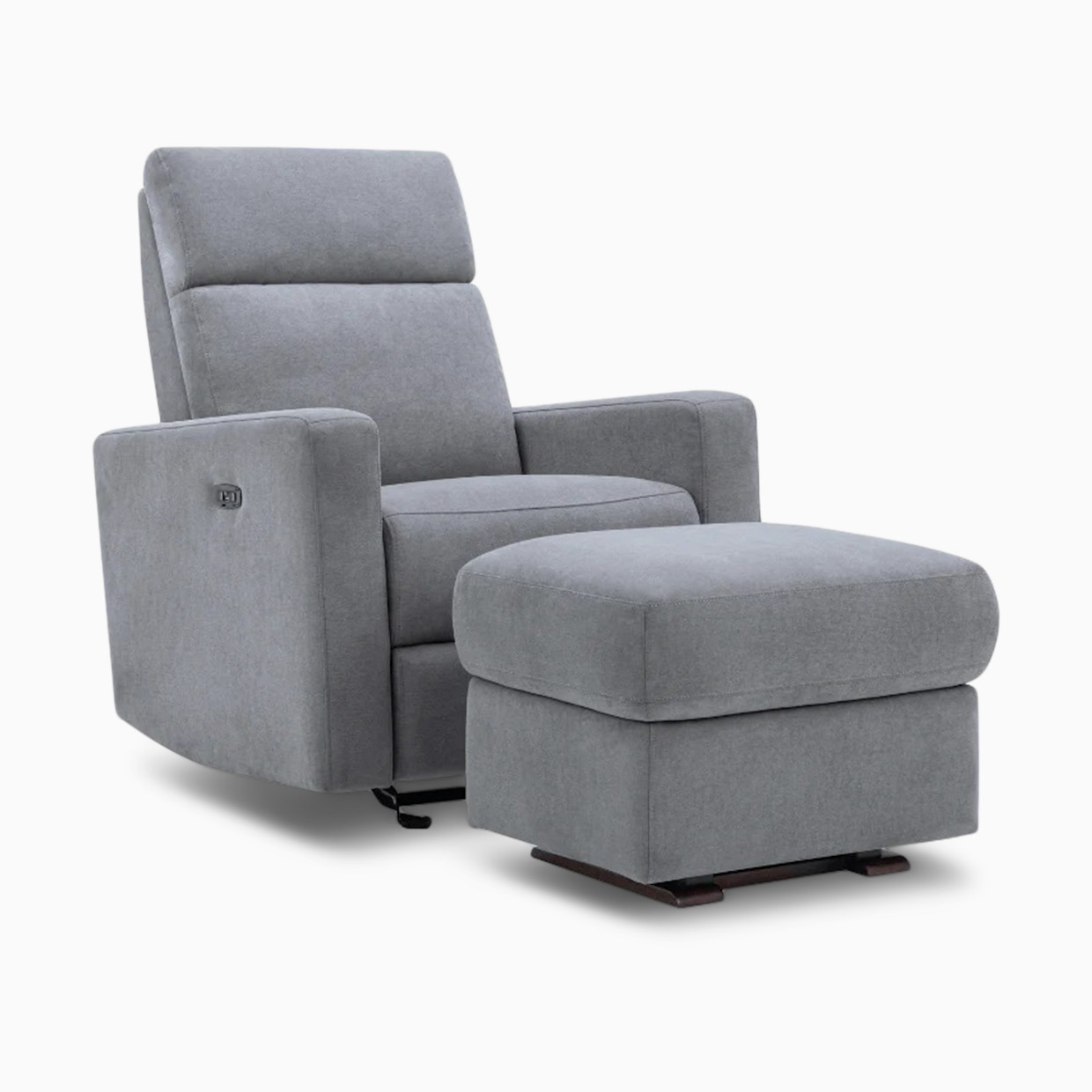 Nurture& The Gliding Ottoman - Gray.