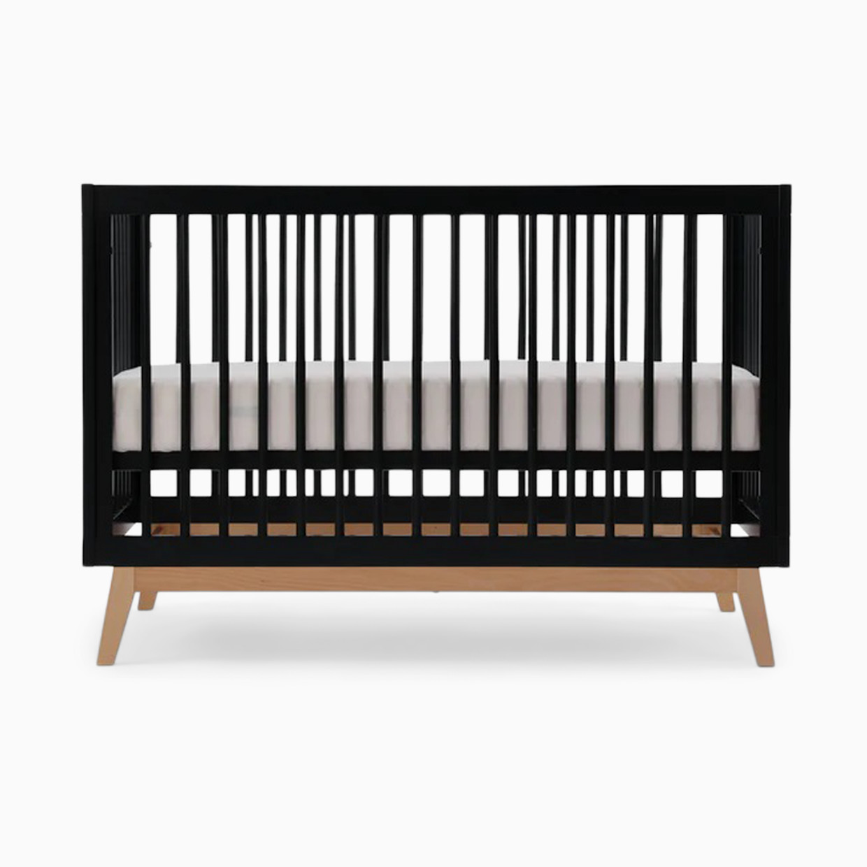 dadada Soho 3-in-1 Convertible Crib - Black/Natural.