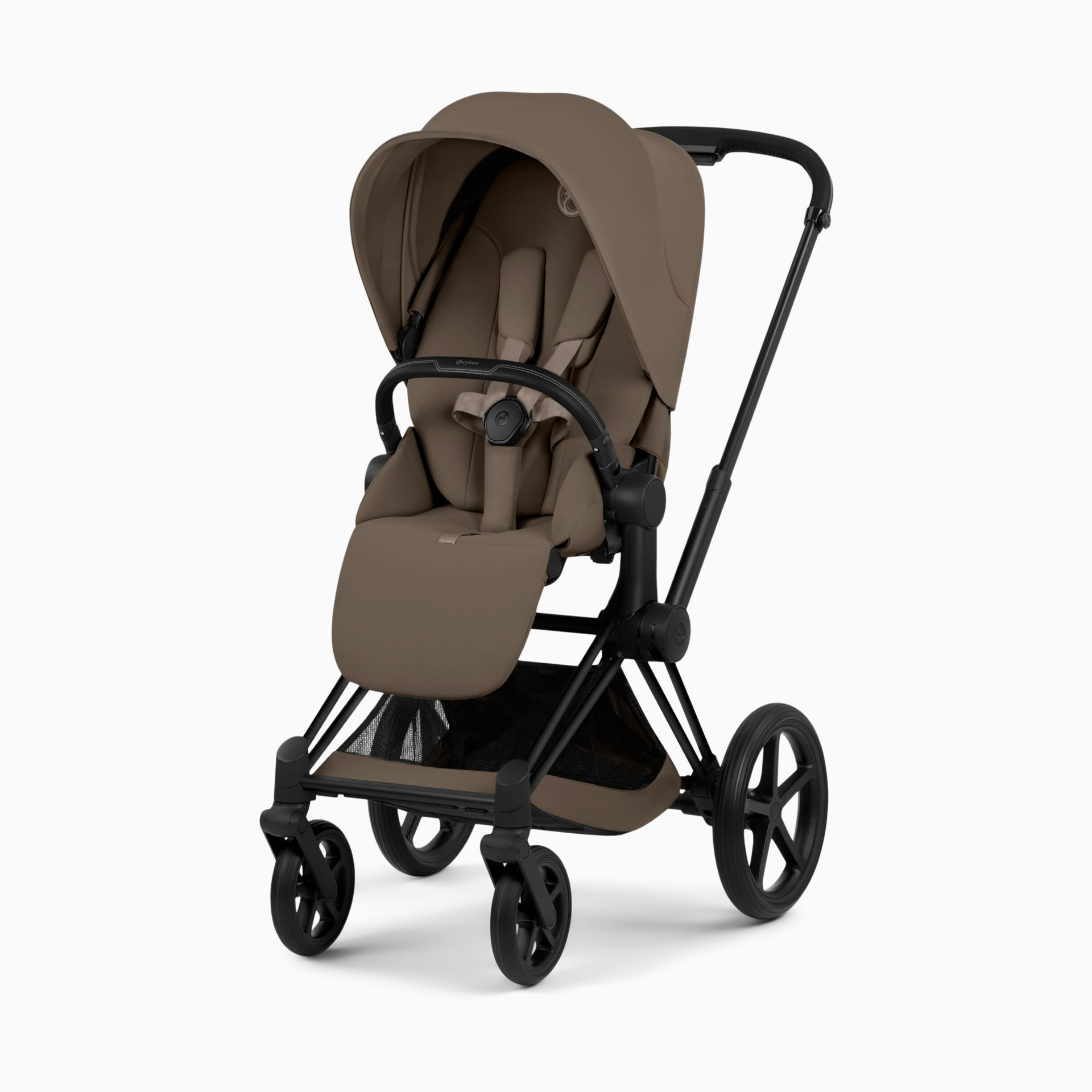 Priam Rose Gold Cybex Priam Lux Kinderwagen Cybex Priam Comfort Stroller  Rose Gold Frame/Sepia Black