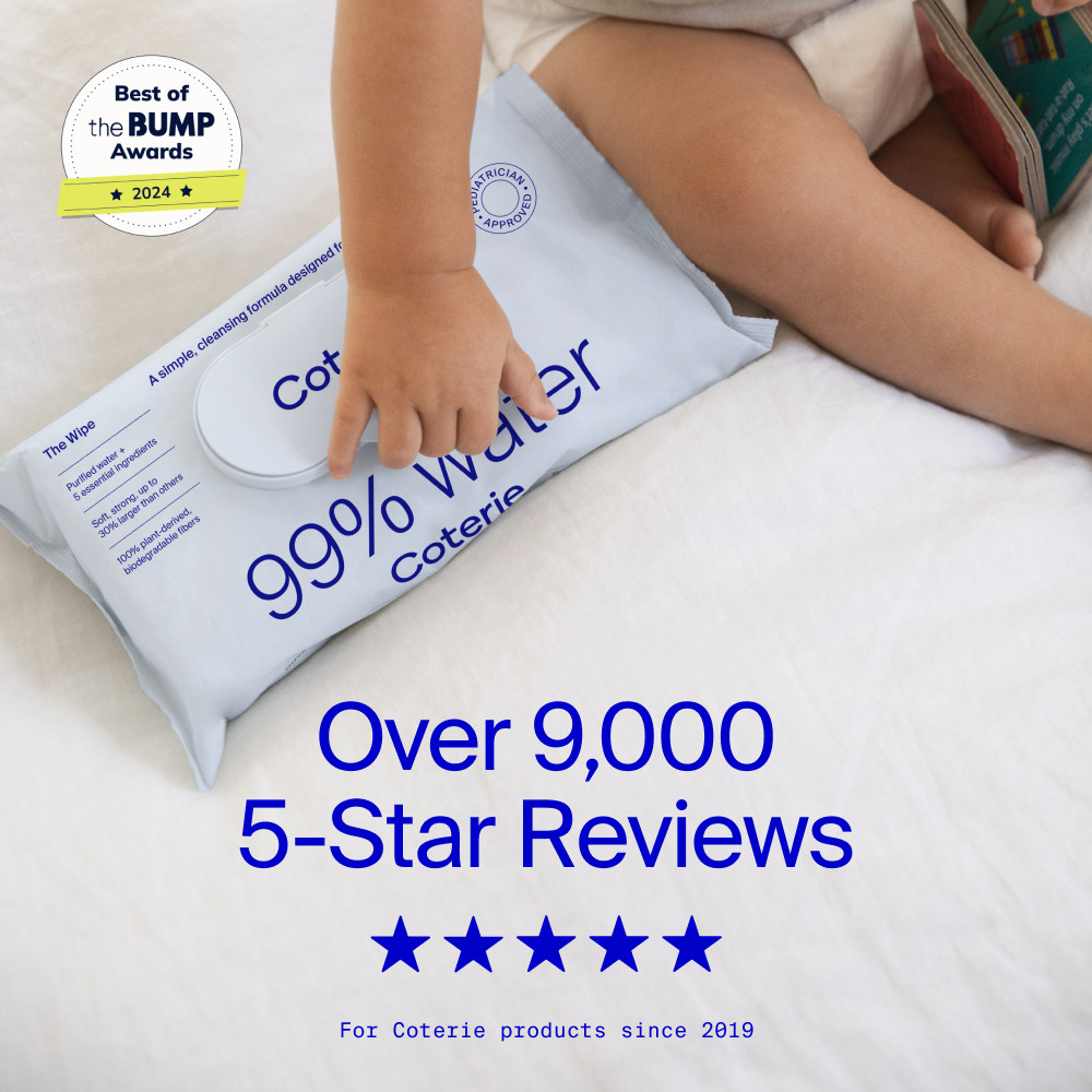 Coterie Baby Wipes - 672 Count.