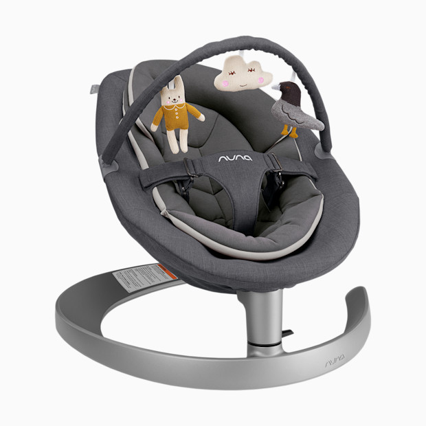 Nuna LEAF Grow Baby Seat & Rocker with Toy Bar - Granite.