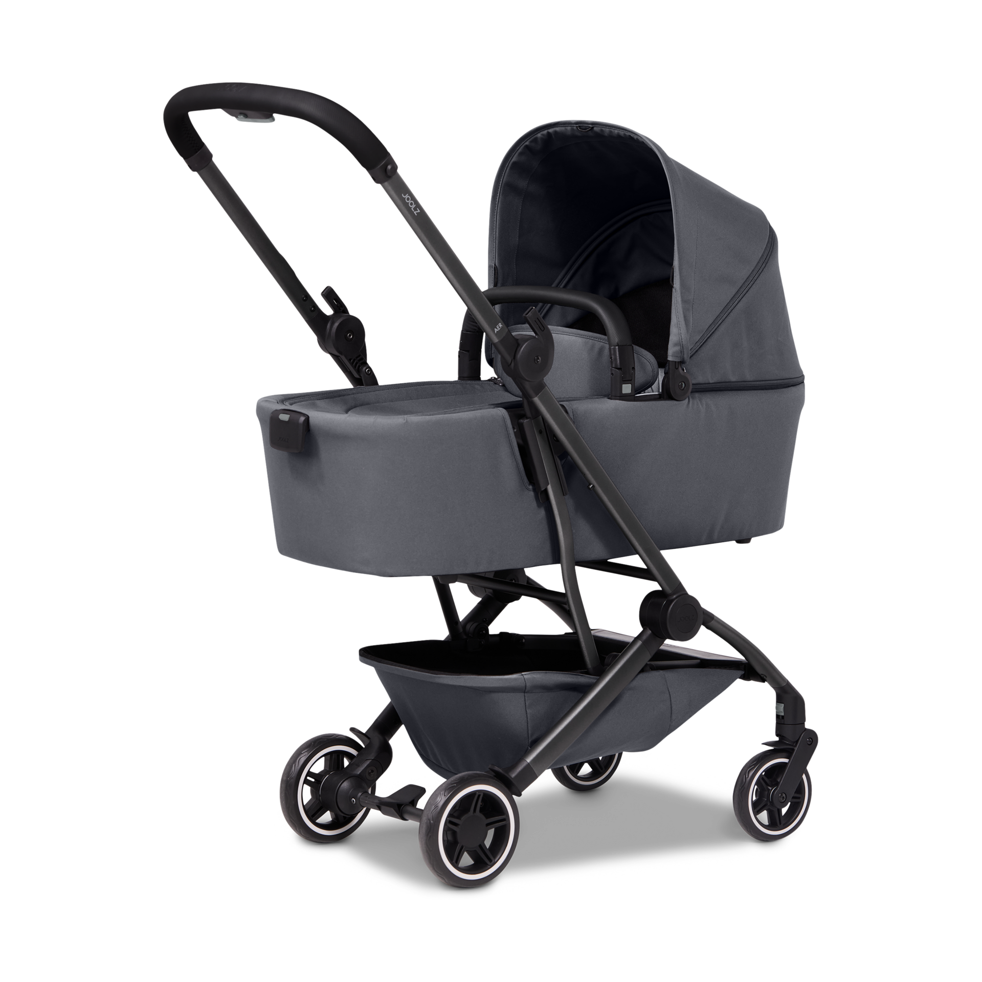 Joolz Aer+ Bassinet Cot - Stone Grey.