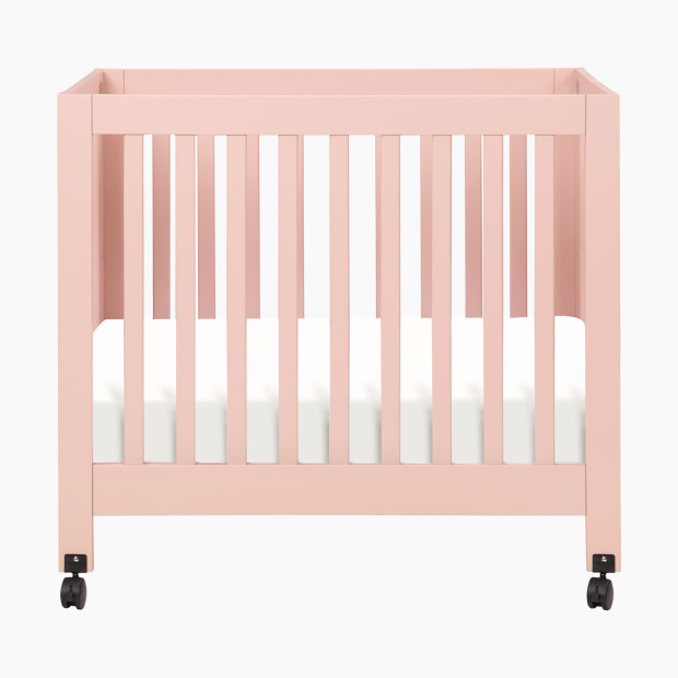 babyletto Origami Mini Crib - Pink.