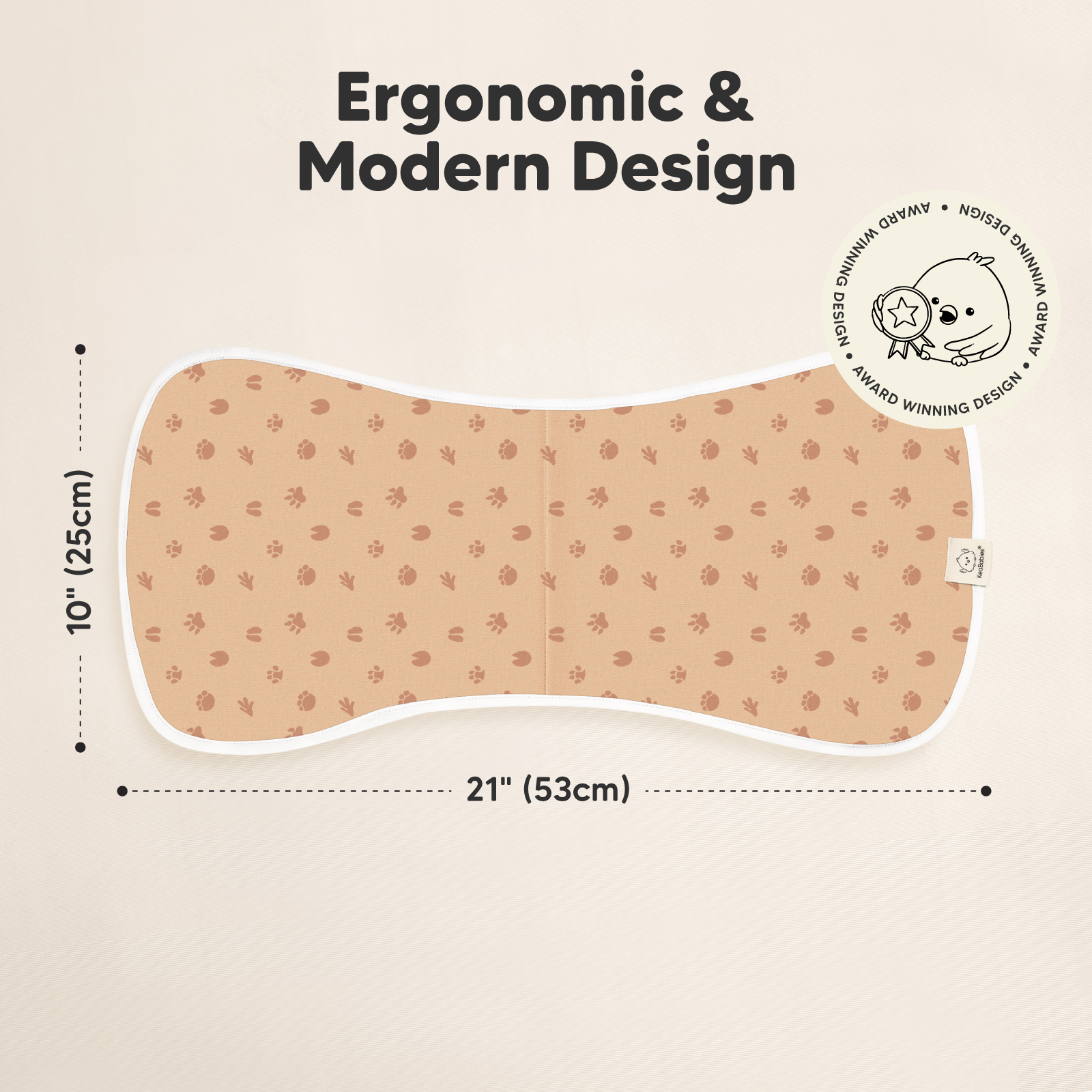 KeaBabies Urban Burp Cloths (5 Pack) - Wilderness.