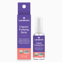 Lansinoh Organic Pumping Spray – Lanolin-Free Flange Lubricant for Breast Pump | Hypoallergenic, Vegan, Plant-Based Breastfeeding & Pumping Essentials for Sore Nipples & Moisturized Skin, 2 Fl oz