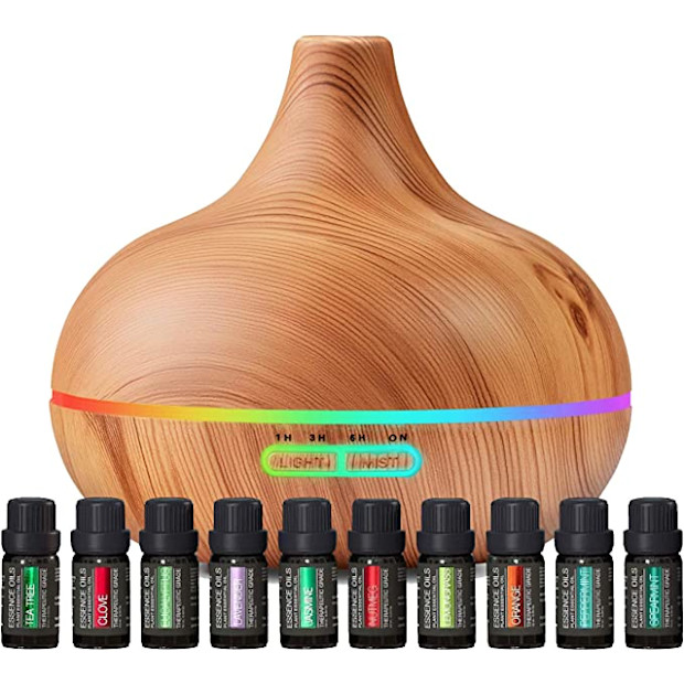Pure Daily Care Ultimate Aromatherapy Diffuser & Essential Oil Set.