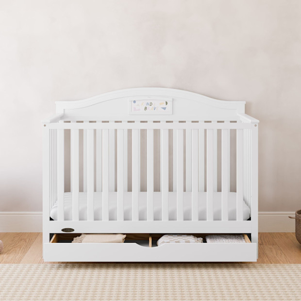 Graco Story 5-in-1 Convertible Baby Crib- White - $229.00.