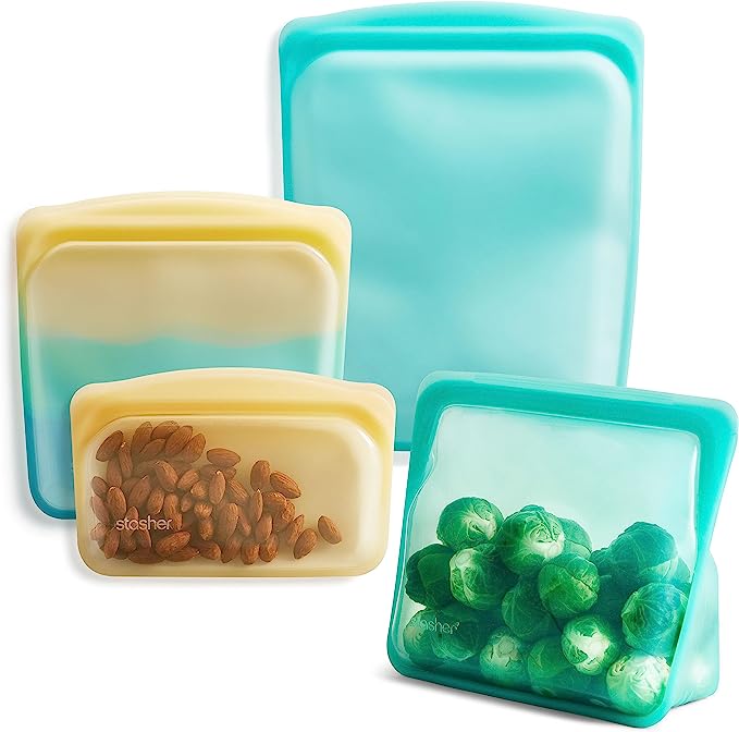 Stasher Reusable Silicone Storage Bag.