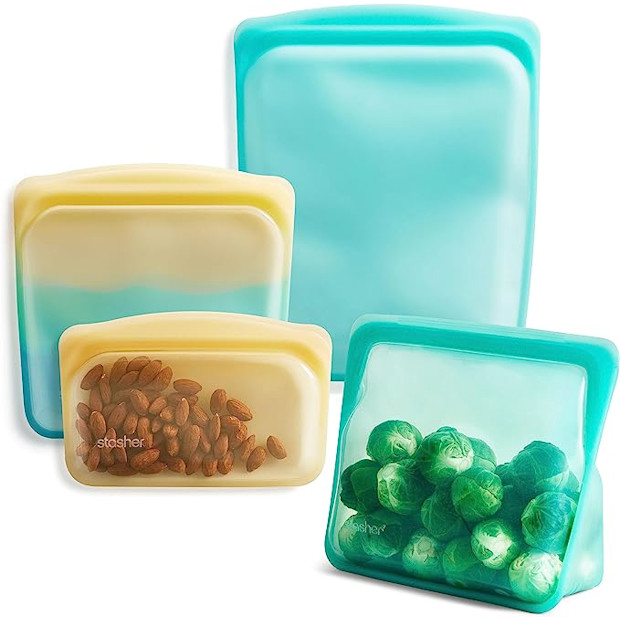 Stasher Reusable Silicone Storage Bag.