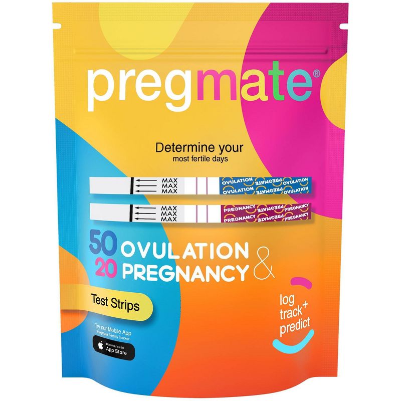 Pregmate 50 Ovulation and 20 Pregnancy Test Strips - $19.99.