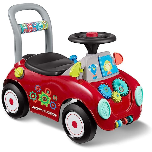 Radio Flyer Busy Buggy, Sit to Stand Toddler Ride On Toy - $36.99.