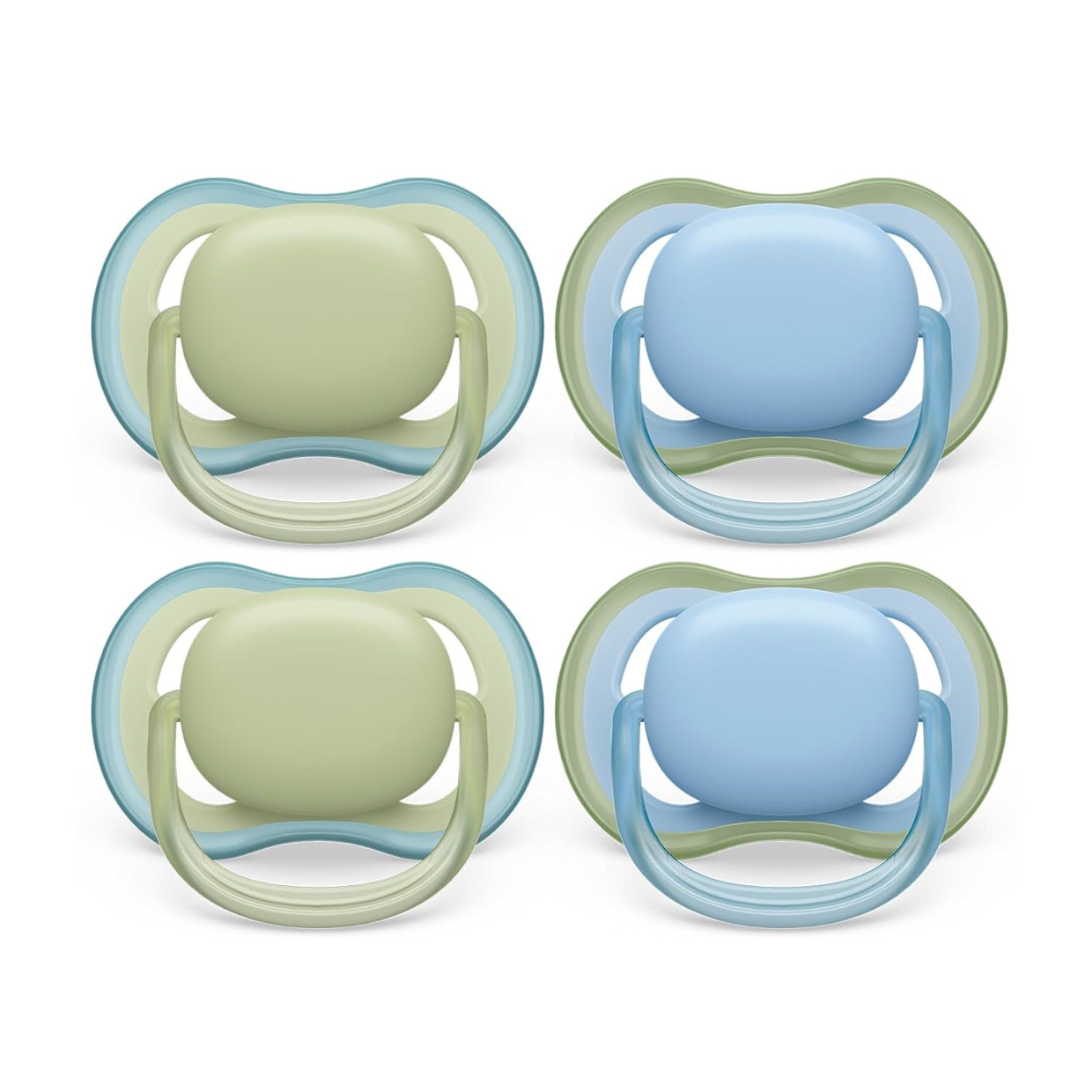 Philips Avent Ultra Air Pacifier, 0-6 Months (4 Pack).