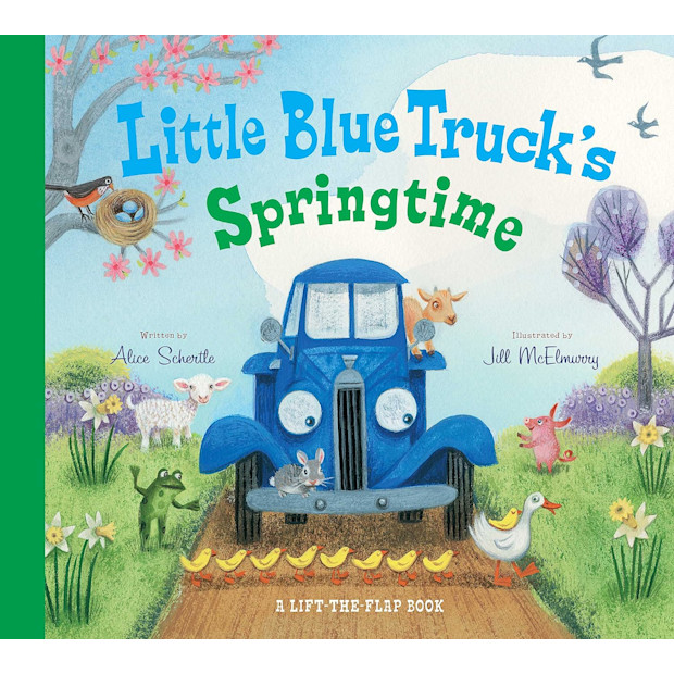 Little Blue Truck's Springtime: An Easter And Springtime Book.