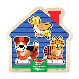 wooden puzzles with knobs for toddlers