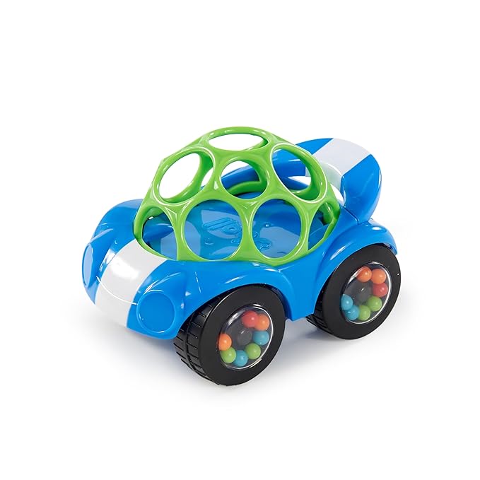Bright Starts  Oball Easy Grasp Rattle & Roll Toy Sports Car.