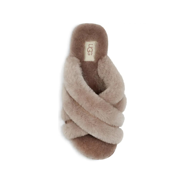 UGG Scuffita Genuine Shearling Slide Slipper.