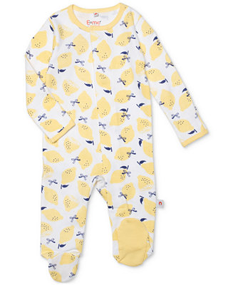 EASY = MAGNETIC CLOSE Magnetic Printed Cotton Footed Coverall - $19.99.