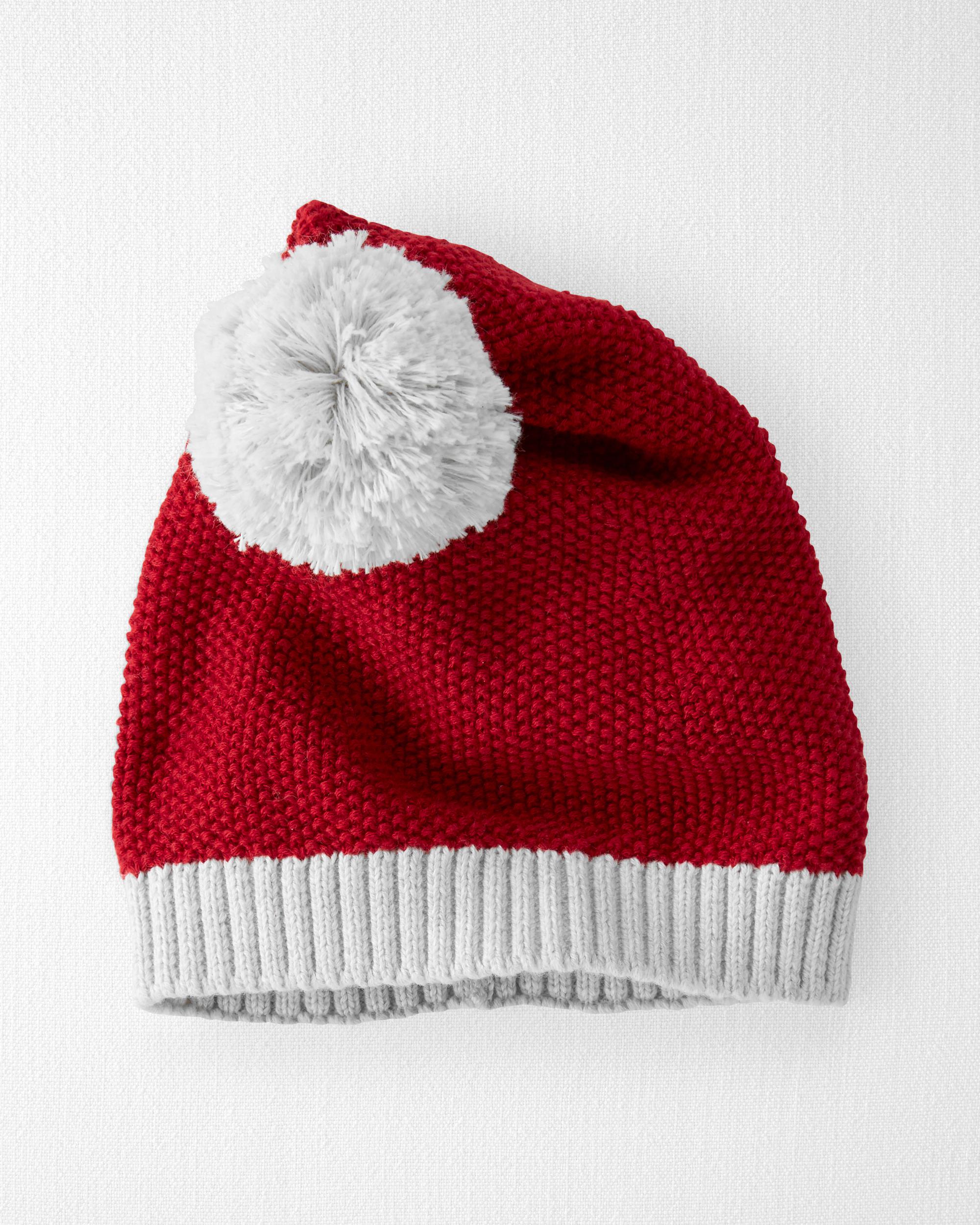 Carter's Organic Cotton Sweater Knit Santa Hat.