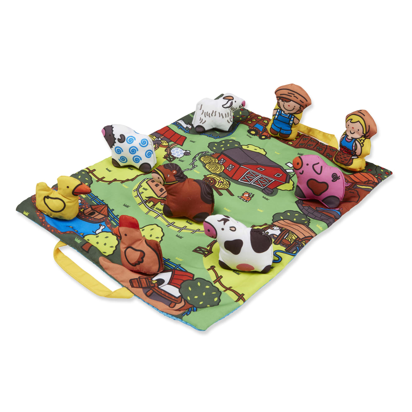Melissa & Doug Take-Along Farm Play Mat .