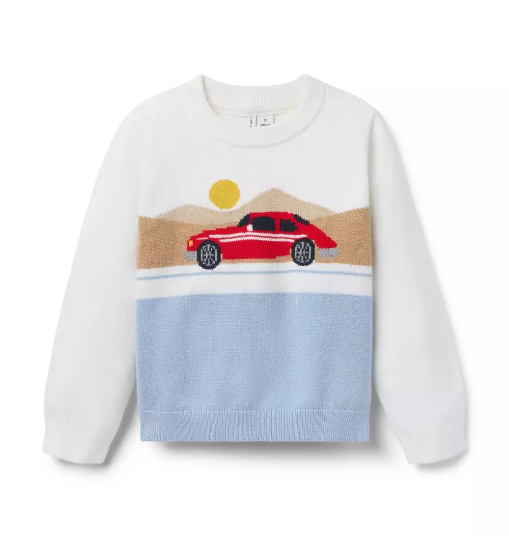 The Race Car Sweater.