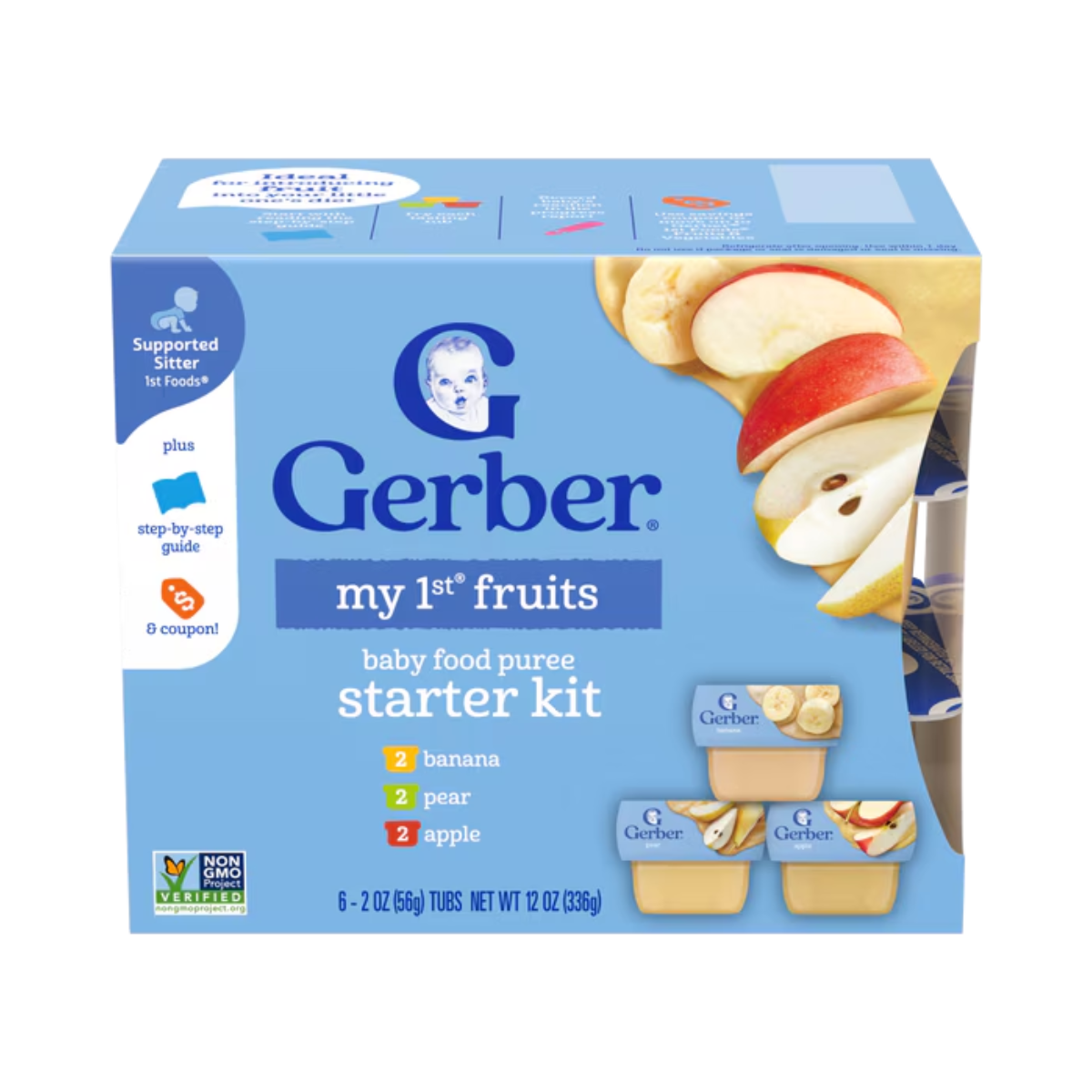 Gerber Baby Food Puree My 1st Fruits Starter Kit - $4.59.