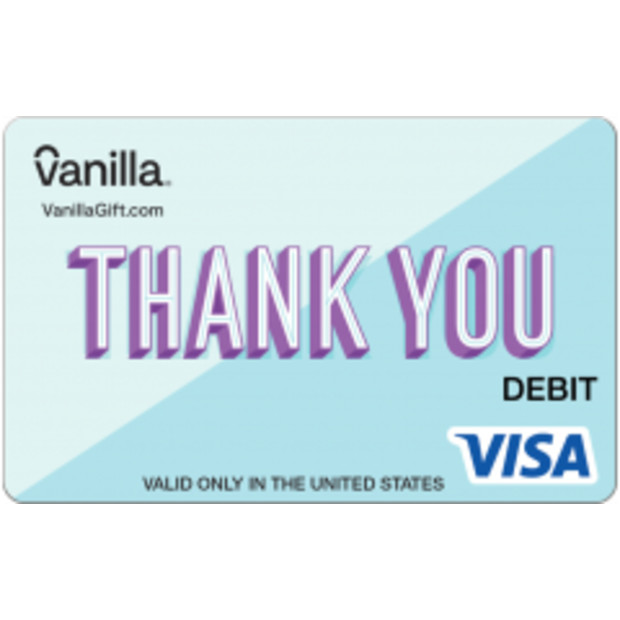 Vanilla Visa Gift Card.