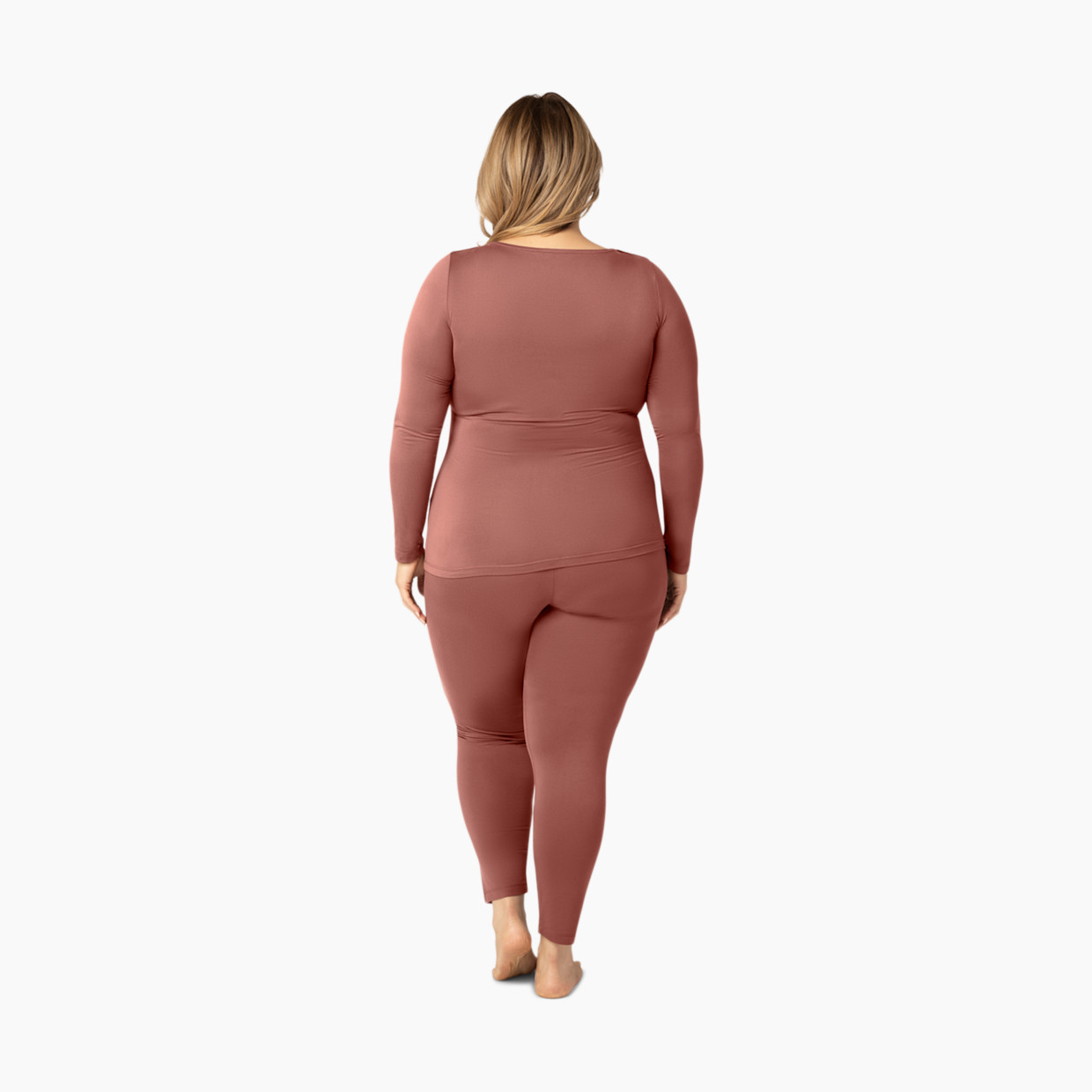 Kindred Bravely Jane Nursing Pajama Set - Redwood, X-Small.