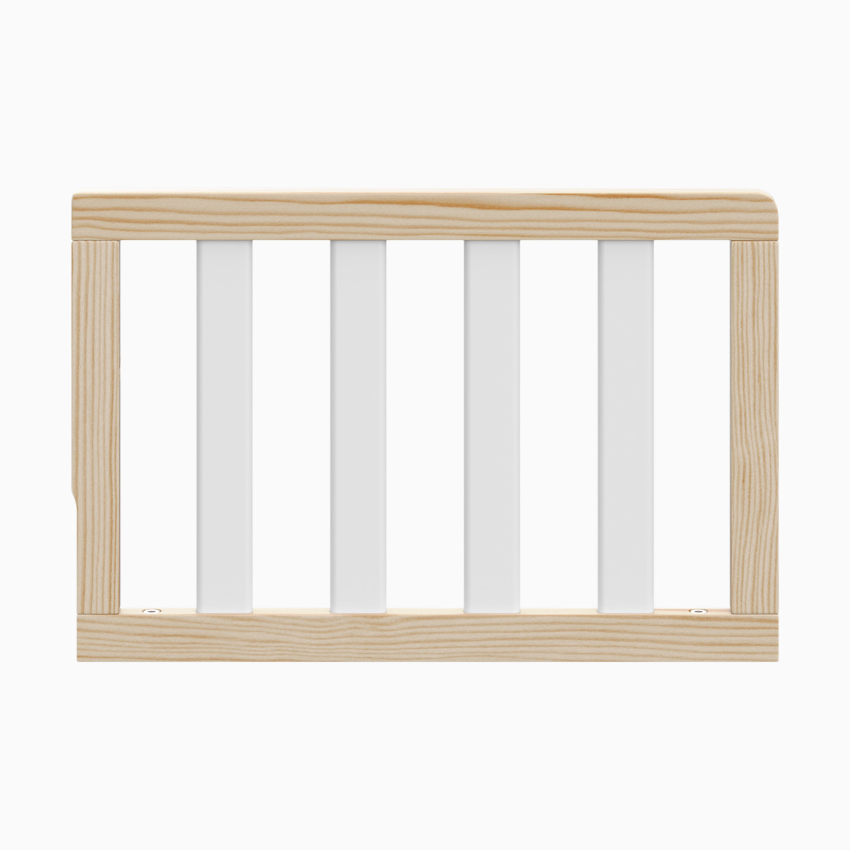 Storkcraft Universal Toddler Guardrail (Slats) - Natural And White.